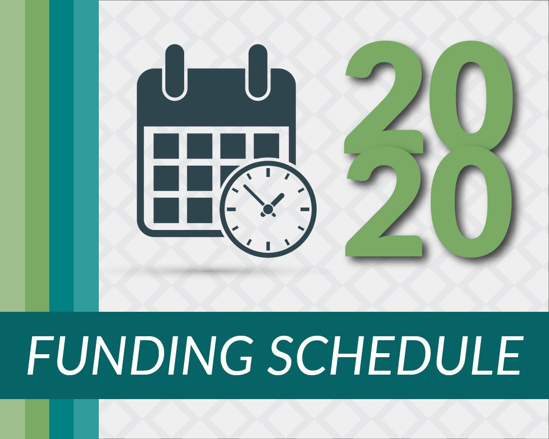 2020 Funding Schedule Banner