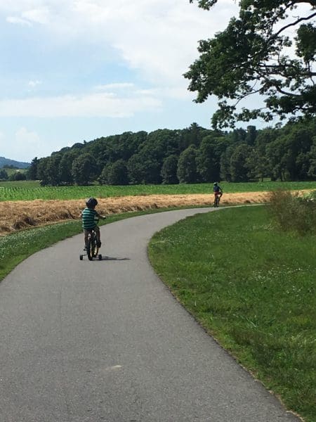 biking at the Biltmore Estate