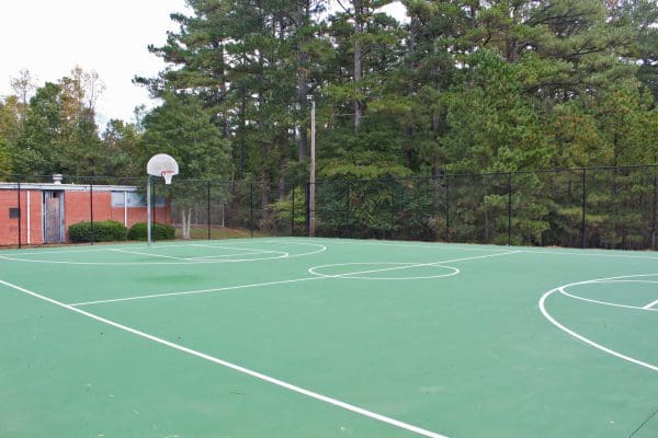 a basketball court