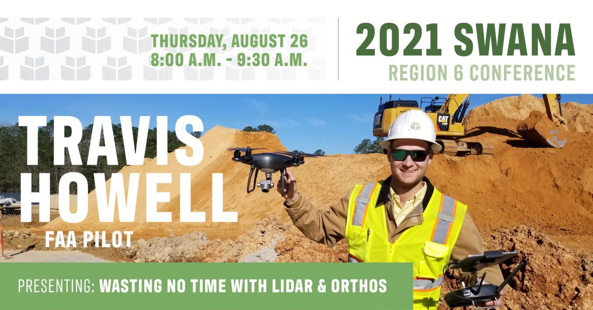 Travis Howell will be presenting on remote sensing for solid waste at the 2021 SWANA Conference