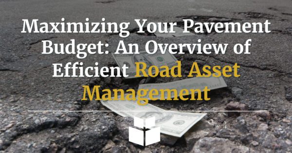 Money falls through the cracks in pavement because repairs are needed.