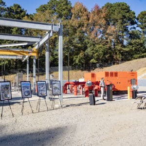 Town officials, residents and project professional staff gather for ribbon-cutting ceremony for new pump station in Clayton.