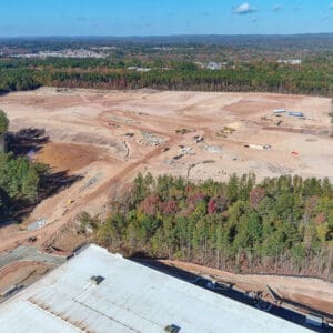 First completed building in industrial park