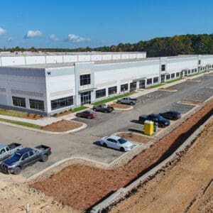 First completed building in industrial park