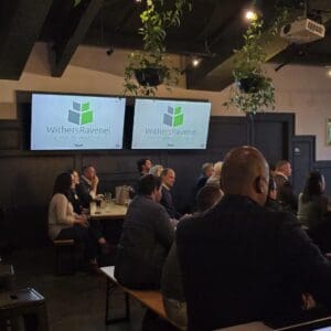 Attendees at Charlotte land developer panel discussion