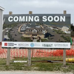 Oregon Inlet Fishing Center sign