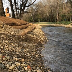 Harmon Field Stream Restoration, river view