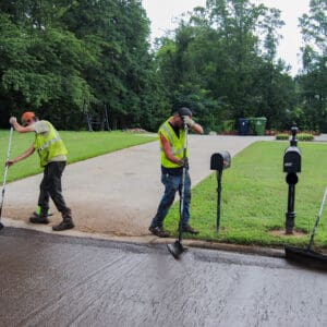 Application of PressurePave preservation in Lexington, NC.
