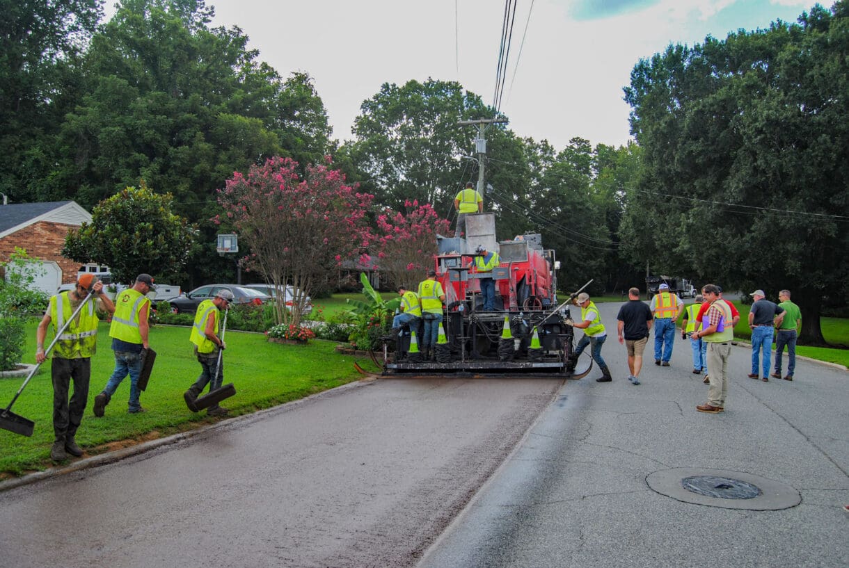Application of PressurePave preservation in Lexington, NC.