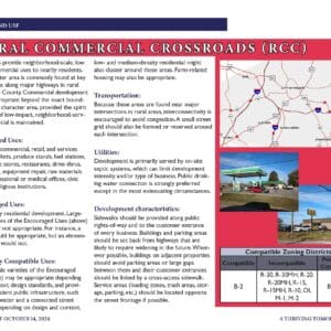 Graphic images of a map from the Wilson County Land Use Plan.