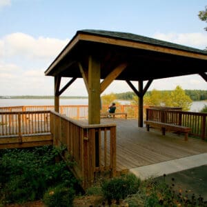 An outdoor venue at Black Creek Greenway.