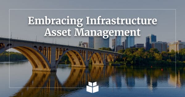 A graphic of a bridge over the Potomac River in Washington, D.C.