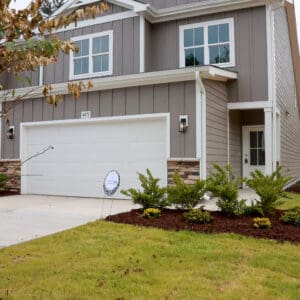 The exterior of the townhomes at White Oak Townhomes.