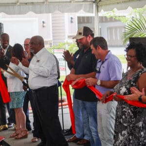 Ribbon-Cutting at White Oak Townhomes in Wake County.