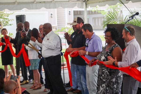 Ribbon-Cutting at White Oak Townhomes in Wake County.
