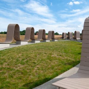 An art exhibit at the North Carolina Museum of Art.